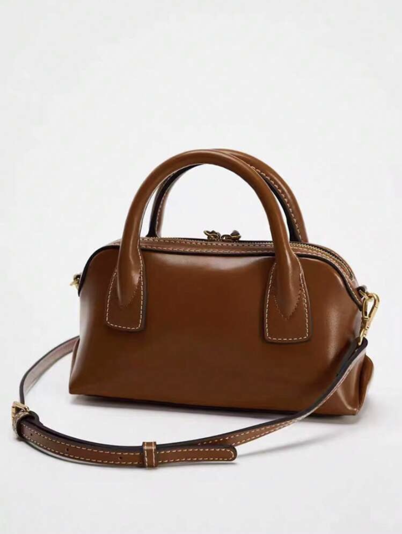 Vielseitige Tasche in Leder-Optik