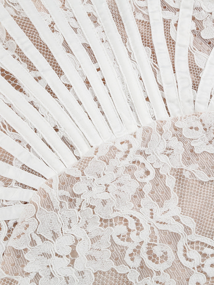 Figurbetontes Mini-Kleid im Korsett-Stil