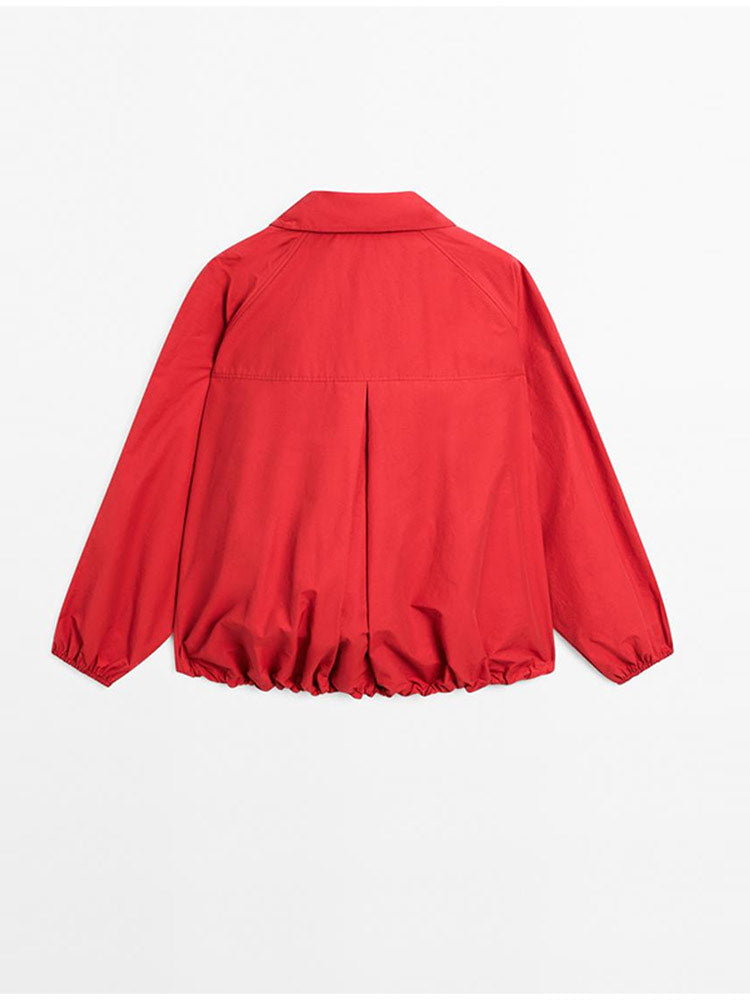 Modische Übergangsjacke in Rot