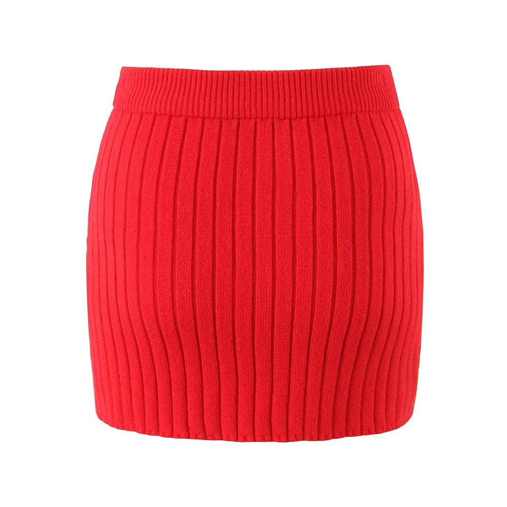 Strick-Set mit schickem Schlitz