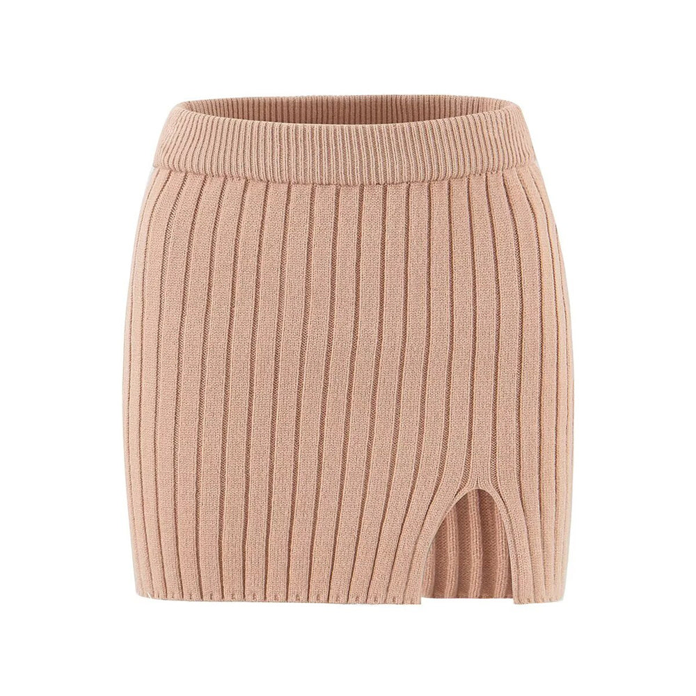 Strick-Set mit schickem Schlitz