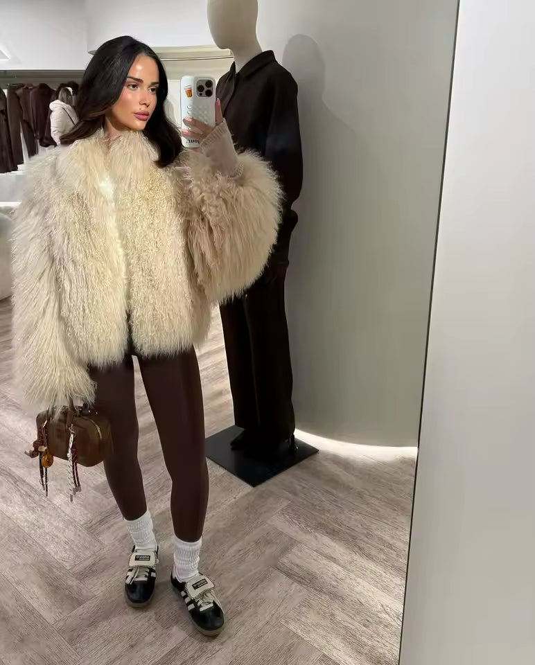 Lady Daily Fur Coat
