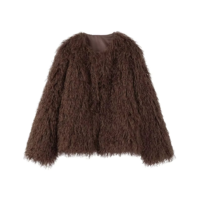 Lady Daily Fur Coat