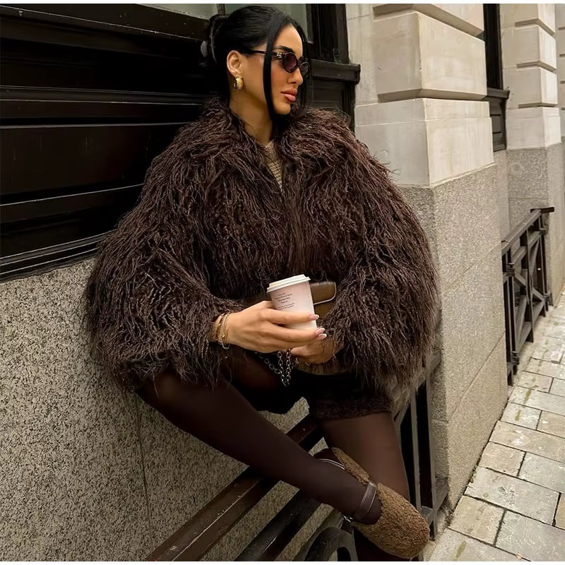 Lady Daily Fur Coat